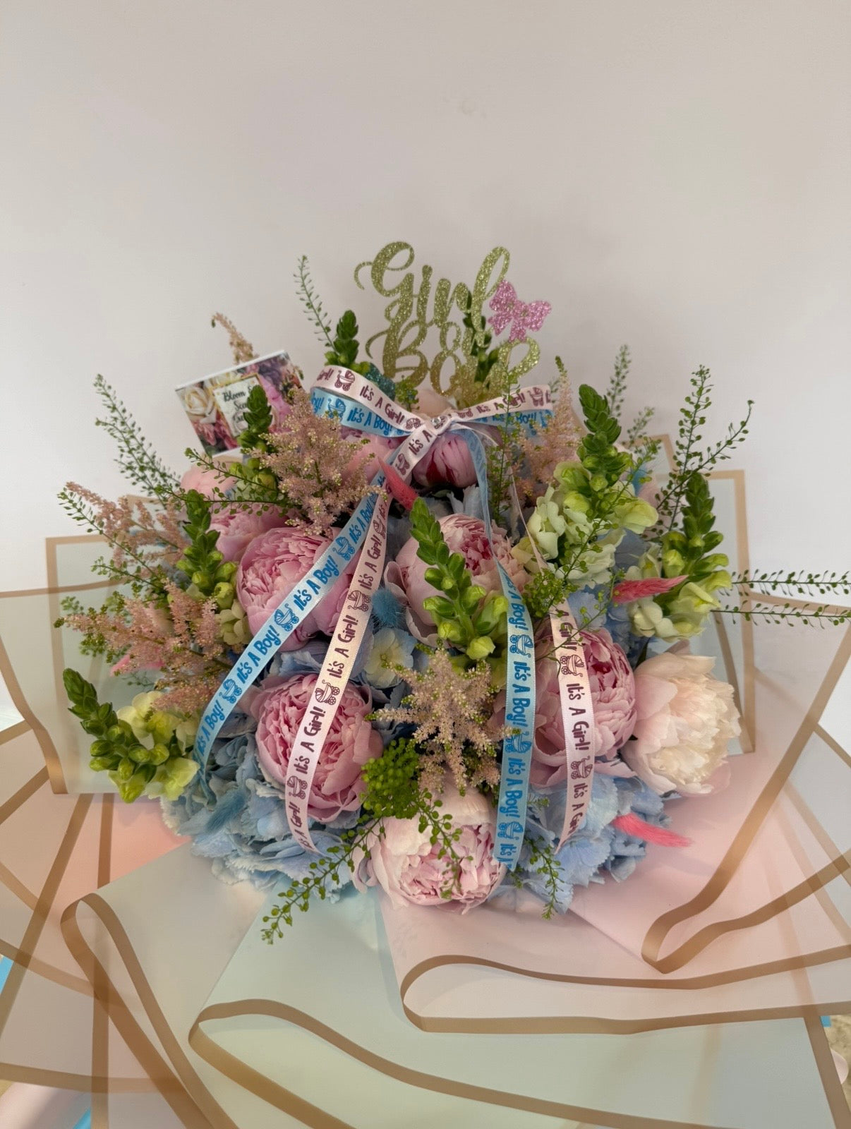 Gender Reveal Flowers
