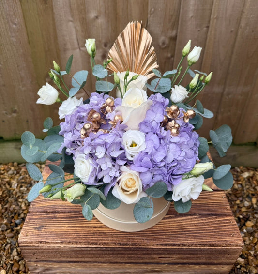 Amethyst Bloom Hatbox