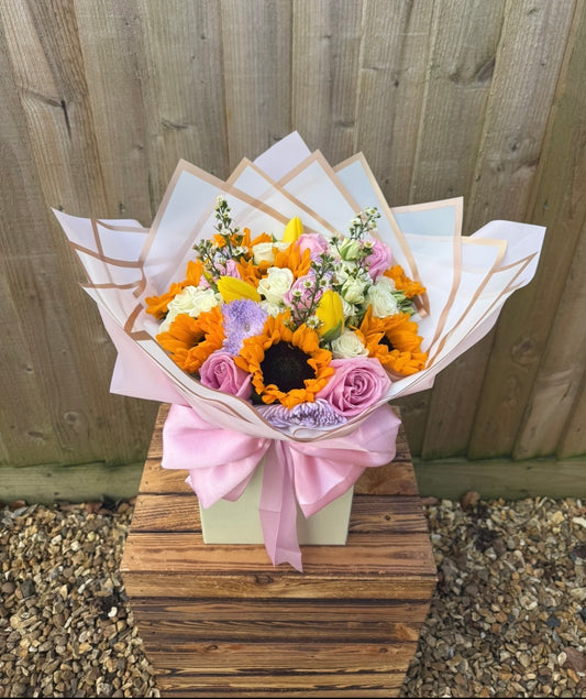 Golden Sunflower Bouquet