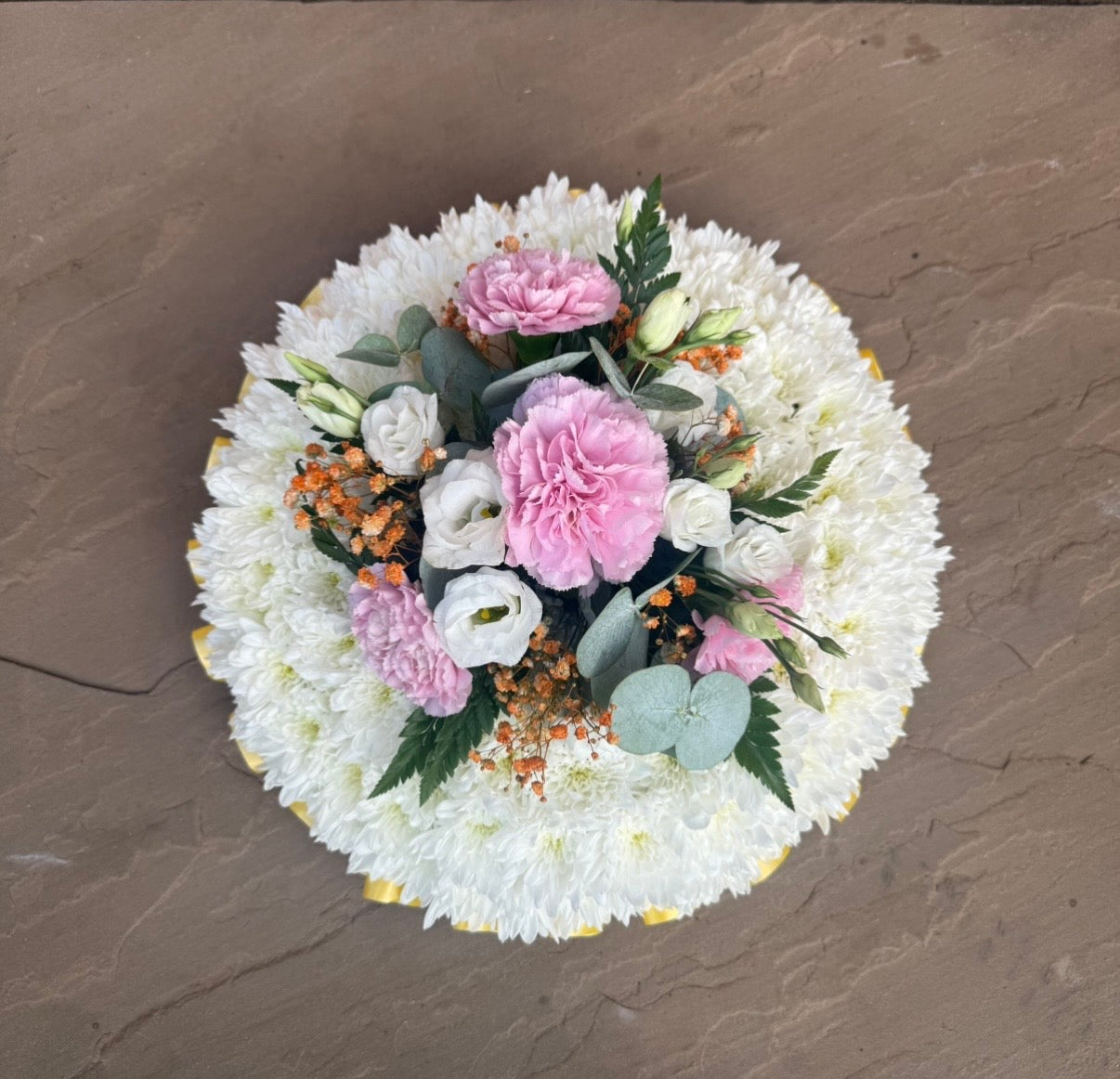 Based Posy Pad Funeral Tribute