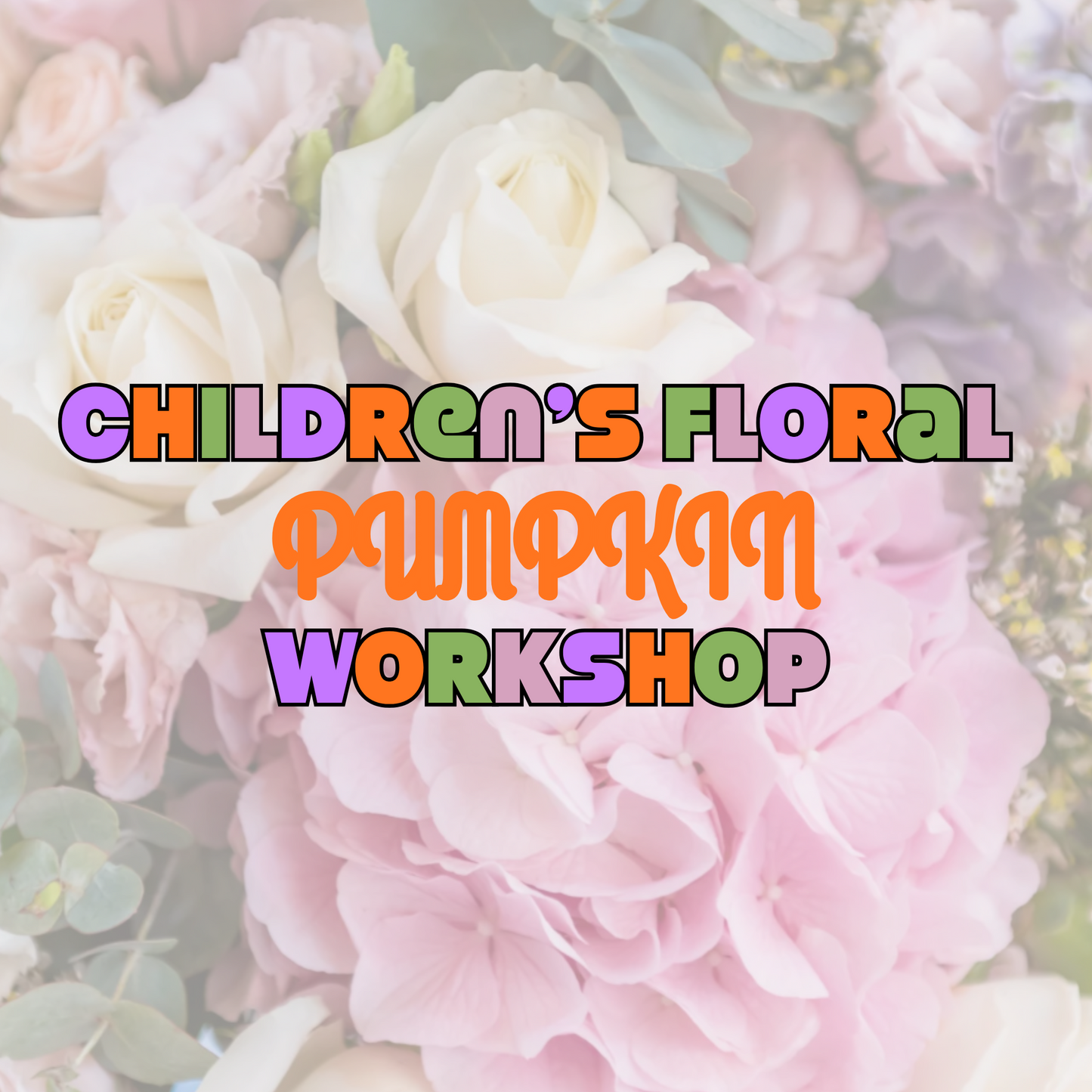 Children's Floral Pumpkin Workshop